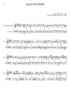 Christmas Classics for S. Sax. and Cello. 10 Carols + 1 Bonus. Chamber Music scores gallery preview page 4