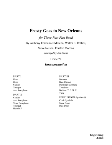 Frosty Goes To New Orleans