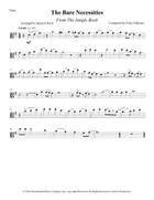 The Bare Necessities Viola scores gallery preview page 3