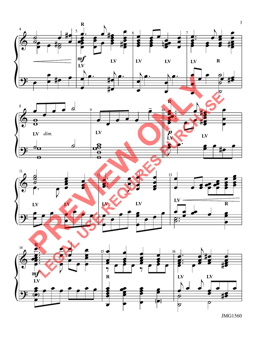 Reflections on ST. CHRISTOPHER 5-Octaves - Sheet Music page 3