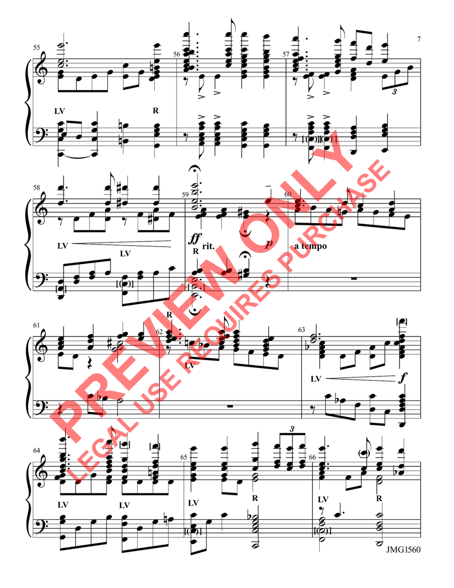 Reflections on ST. CHRISTOPHER 5-Octaves - Sheet Music page 7