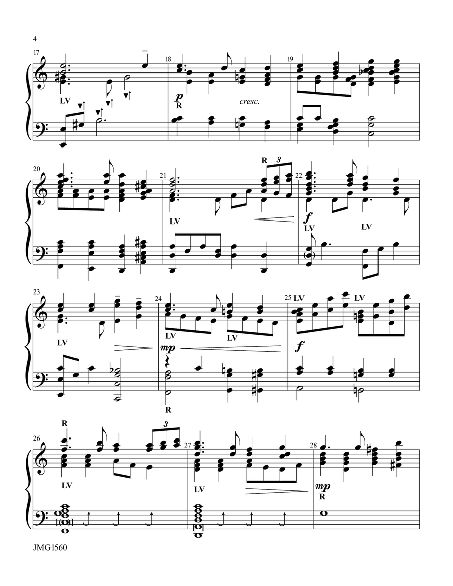 Reflections on ST. CHRISTOPHER 5-Octaves - Digital Sheet Music page 4