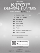 KPop Demon Hunters Easy Piano scores gallery preview page 3