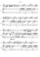 Fur Elise violin and piano version Violin Solo scores gallery preview page 3