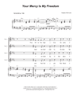 Your Mercy Is My Freedom (Duet for Soprano and Tenor solo)