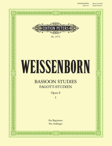 Fagottstudien 1 Op.8 - Bassoon Studies 1