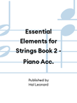 Essential Elements for Strings Book 2 - Piano Acc. mini preview