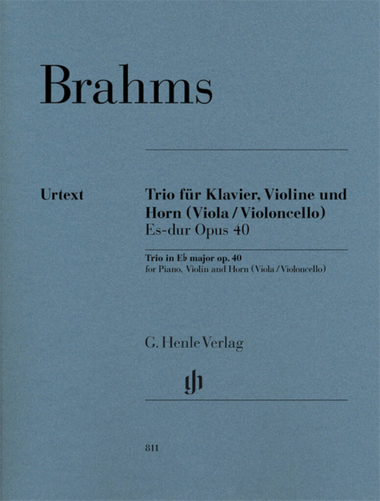 Horn Trio E Flat Major Op. 40 (Score/Parts)