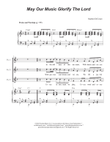 May Our Music Glorify The Lord (Vocal Quartet - (SATB)