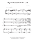 May Our Music Glorify The Lord (2-part choir - (TB)