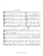 Angels We Have Heard On High, for Three Flutes and Harp Woodwind Trio scores gallery preview page 6