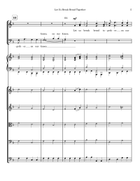 Let Us Break Bread Together 4-Part scores gallery preview page 5