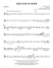 Shelter Of Hope - Violin 1
