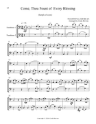 12 Favorite Hymns, Trombone Duets Trombone Duet scores gallery preview page 3