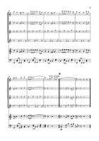 Feliz Navidad Flute Quartet scores gallery preview page 3