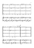 Feliz Navidad String Quartet scores gallery preview page 3