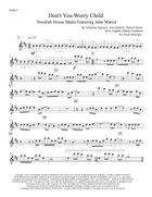 Don't You Worry Child String Quartet scores gallery preview page 4