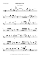 Feliz Navidad Trombone Trio scores gallery preview page 3
