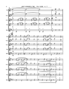 It's The Most Wonderful Time Of The Year Saxophone Quartet scores gallery preview page 4