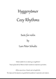 Cozy Rhythms for violin solo