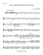 Jesus, Keep Me Near The Cross String Quartet scores gallery preview page 3