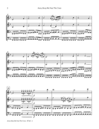 Jesus, Keep Me Near The Cross String Quartet scores gallery preview page 6