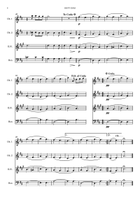 Happy Xmas (War Is Over) Woodwind Quartet scores gallery preview page 6