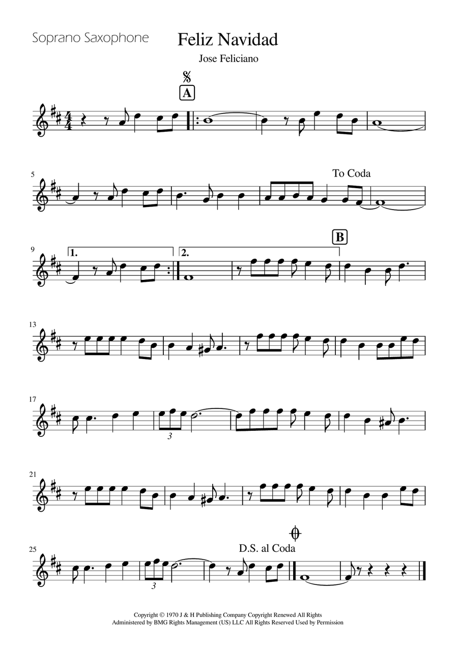 Feliz Navidad by Clay Walker Woodwind Trio - Digital Sheet Music page 3
