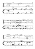 Christmas Waltz. For Flute, Clarinet and Piano. Woodwind Duet scores gallery preview page 6
