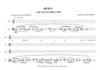 Thérèse Brenet : Ahava for female voice and piano Chamber Music scores gallery preview page 3