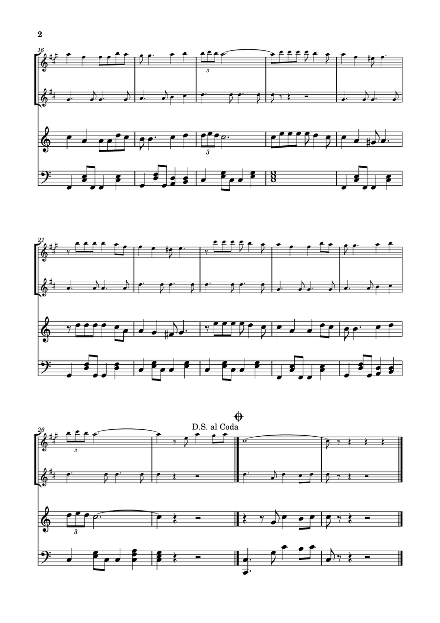 Feliz Navidad by Clay Walker Tenor Saxophone - Digital Sheet Music page 2