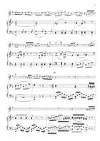 Adagio from Piano Concerto No. 23 for Clarinet and Piano B-Flat Clarinet scores gallery preview page 3