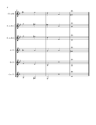 Not Alone Clarinet Choir scores gallery preview page 4