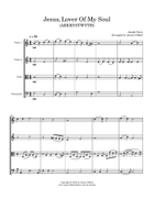 Jesus, Lover of My Soul [ABERYSTWYTH] String Quartet scores gallery preview page 3