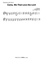 Come, We That Love the Lord - for Beginner Orchestra with chords Large Ensemble scores gallery preview page 4