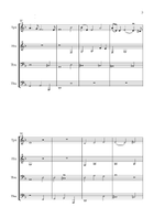 Dido's Lament Brass Quartet scores gallery preview page 3