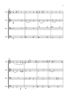 Dido's Lament Brass Quartet scores gallery preview page 5