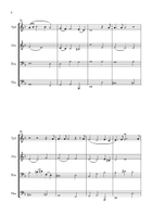 Dido's Lament Brass Quartet scores gallery preview page 6