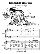 Drive the Cold Winter Away Easy Piano Sheet Music Combo Piano Method scores gallery preview page 4