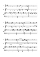 O Holy Night! - Clarinet, Violin and Piano. With Parts. Small Ensemble scores gallery preview page 3