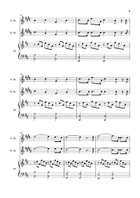 O Holy Night! - S. Sax., B. Sax. and Piano. With Parts. Small Ensemble scores gallery preview page 3