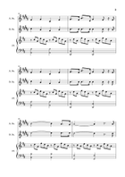 O Holy Night! - A. Sax., B. Sax. and Piano. With Parts. Small Ensemble scores gallery preview page 3