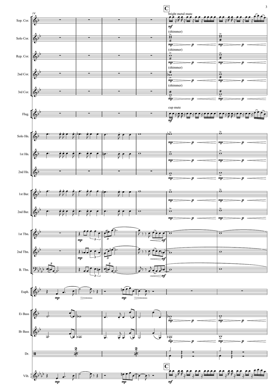 Wichita Lineman Brass Band scores gallery preview page 3