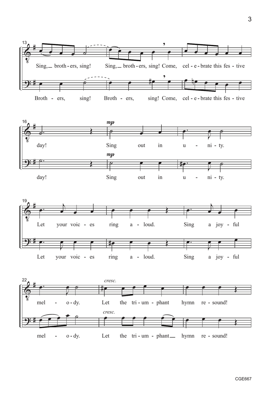 Three for TB by Victor C Johnson TB - Digital Sheet Music page 3