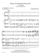 Royal Fireworks Music: Piano and Organ Duet Organ scores gallery preview page 4