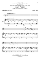 May Night (Choral Score) 2-Part scores gallery preview page 3