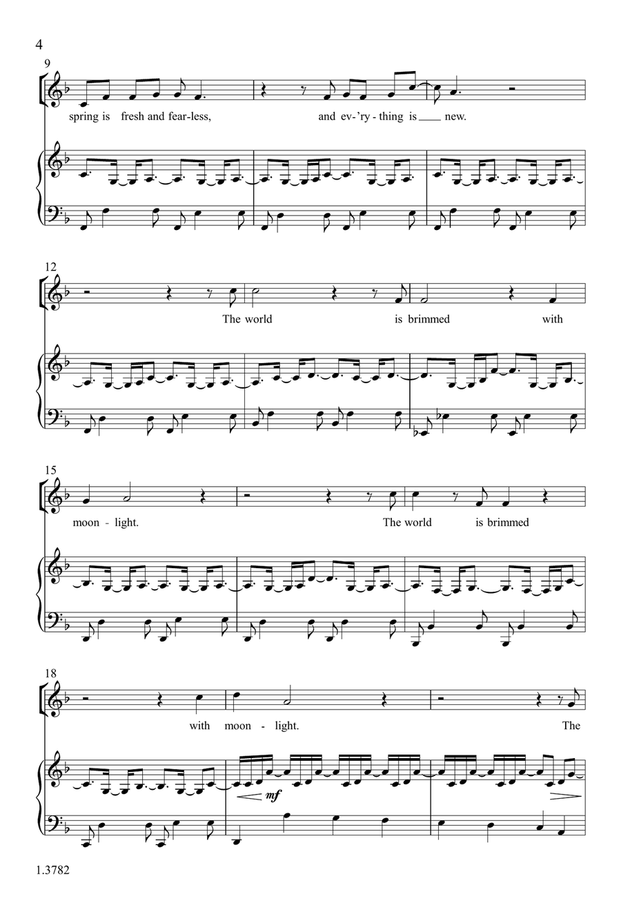 May Night (Choral Score) 2-Part - Digital Sheet Music page 4