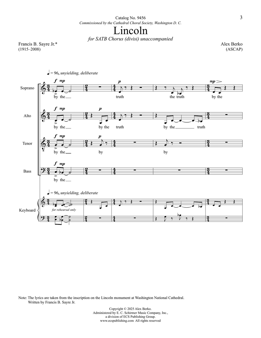 Lincoln Divisi - Digital Sheet Music page 3