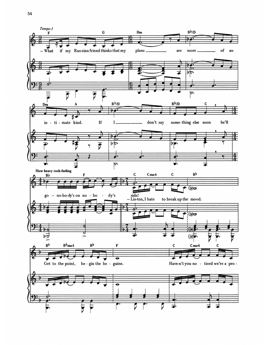 Mountain Duet (from Chess) by Benny Andersson Voice - Digital Sheet Music page 4