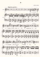 Tre Ariette su testi di Metastasio Piano, Vocal scores gallery preview page 4